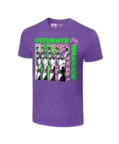 Men's Purple The Ultimate Warrior Retro T-Shirt $12.00 T-Shirts