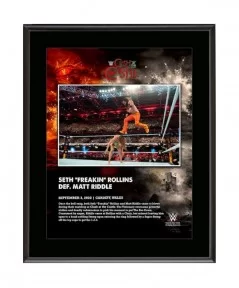 Seth "Freakin" Rollins WWE 10.5" x 13" 2022 Clash at the Castle Sublimated Plaque $9.12 Home & Office