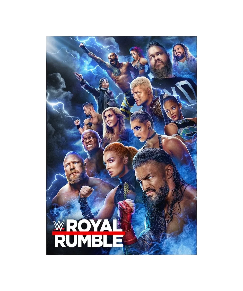 2023 Royal Rumble 17" x 24" Key Art Photograph $8.64 Home & Office