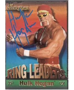 WWE RING LEADERS “Hulk hogan” Trading card signed 9 of 15 $84.00 Tranding Cards