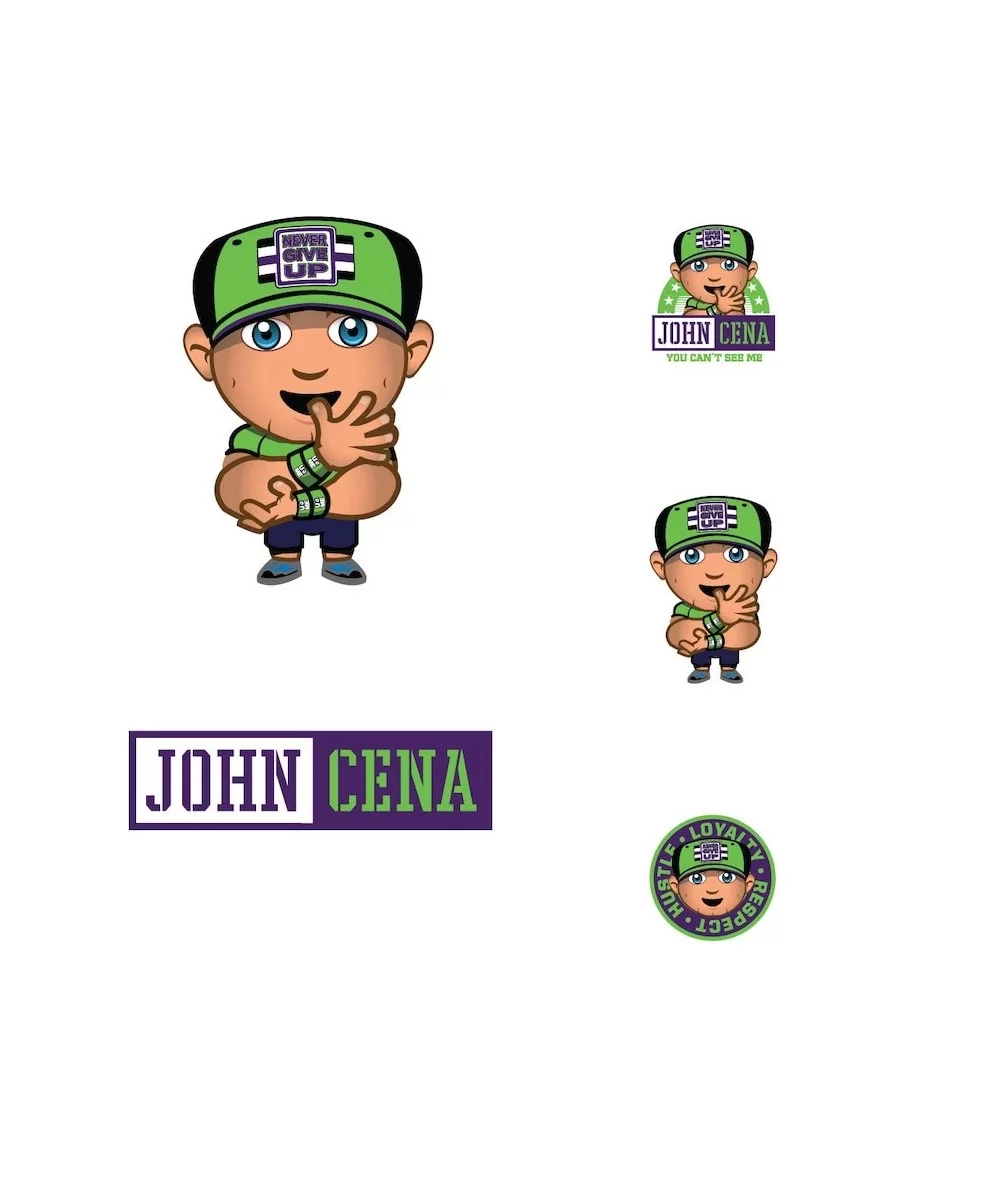 Fathead John Cena Five-Piece Removable Mini Decal Set $7.92 Home & Office