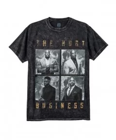 Men's Black The Hurt Business Mineral Wash T-Shirt $7.29 T-Shirts