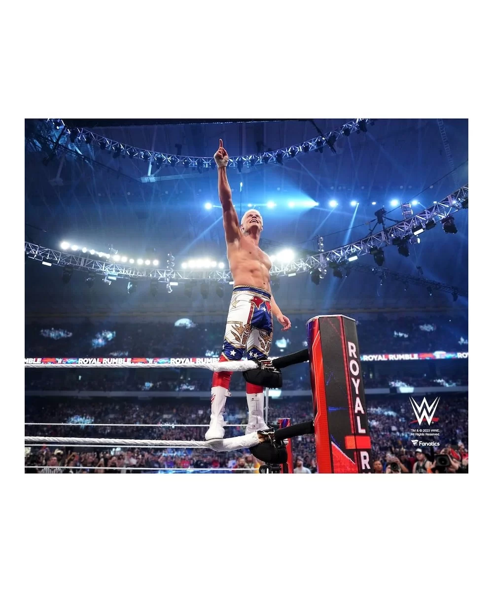 Cody Rhodes WWE Unsigned 2023 Royal Rumble Celebration Photograph $3.20 Collectibles