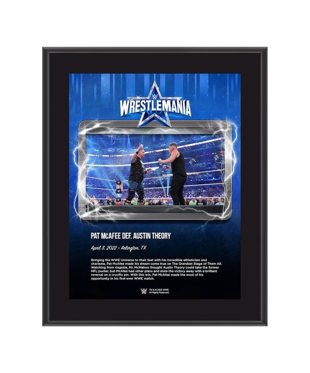 "Stone Cold" Steve Austin 10.5" x 13" WrestleMania 38 Night 2 Sublimated Plaque $10.32 Collectibles