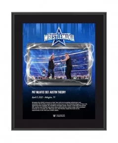 "Stone Cold" Steve Austin 10.5" x 13" WrestleMania 38 Night 2 Sublimated Plaque $10.32 Collectibles