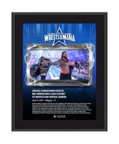 Roman Reigns 10.5" x 13" WrestleMania 38 Night 2 Sublimated Plaque $10.80 Collectibles