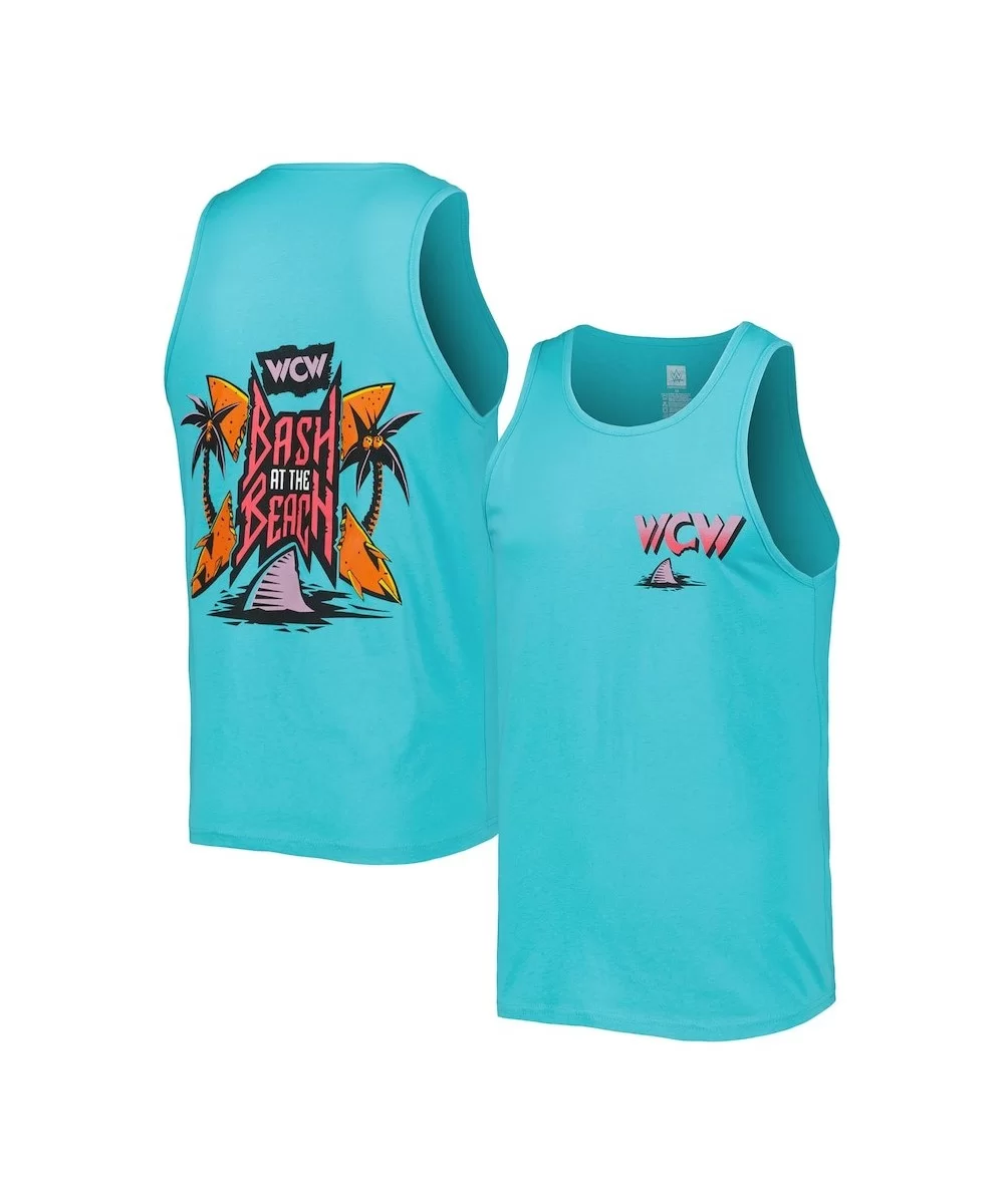 Men's Aqua WCW Bash At The Beach Tank Top $10.80 Apparel