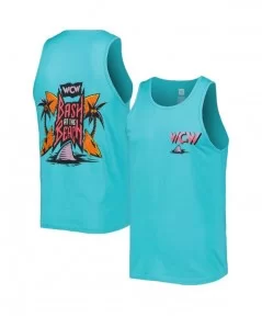 Men's Aqua WCW Bash At The Beach Tank Top $10.80 Apparel