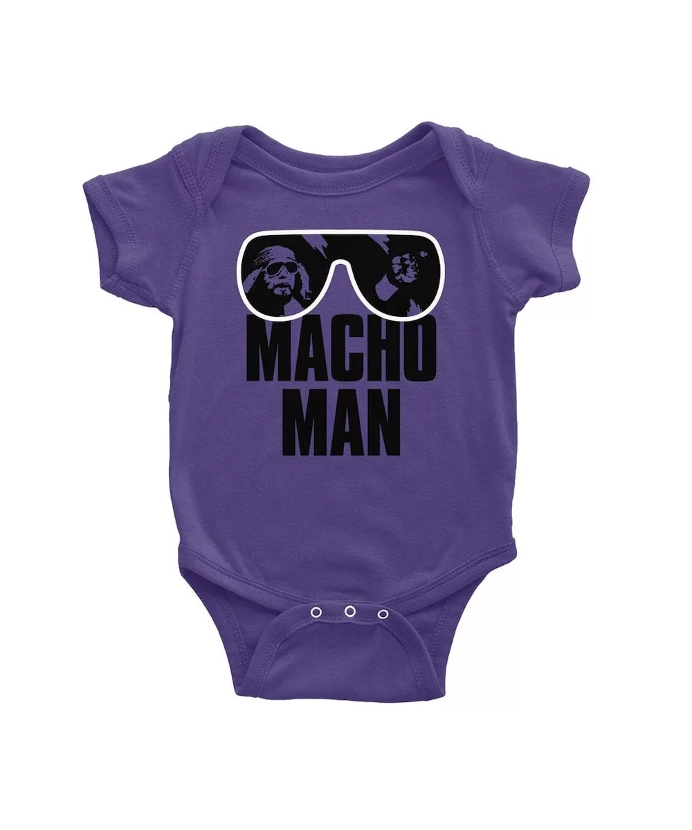 Infant Purple "Macho Man" Randy Savage Bodysuit $4.05 Apparel