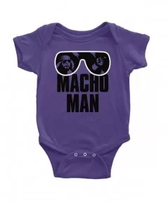 Infant Purple "Macho Man" Randy Savage Bodysuit $4.05 Apparel