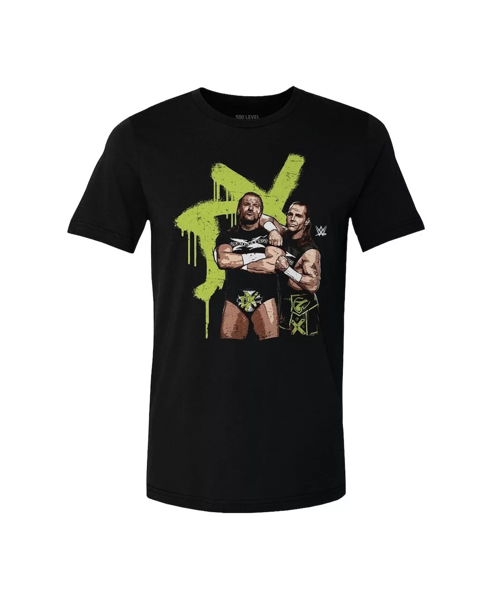 Men's Black D-Generation X Pose T-Shirt $9.84 T-Shirts