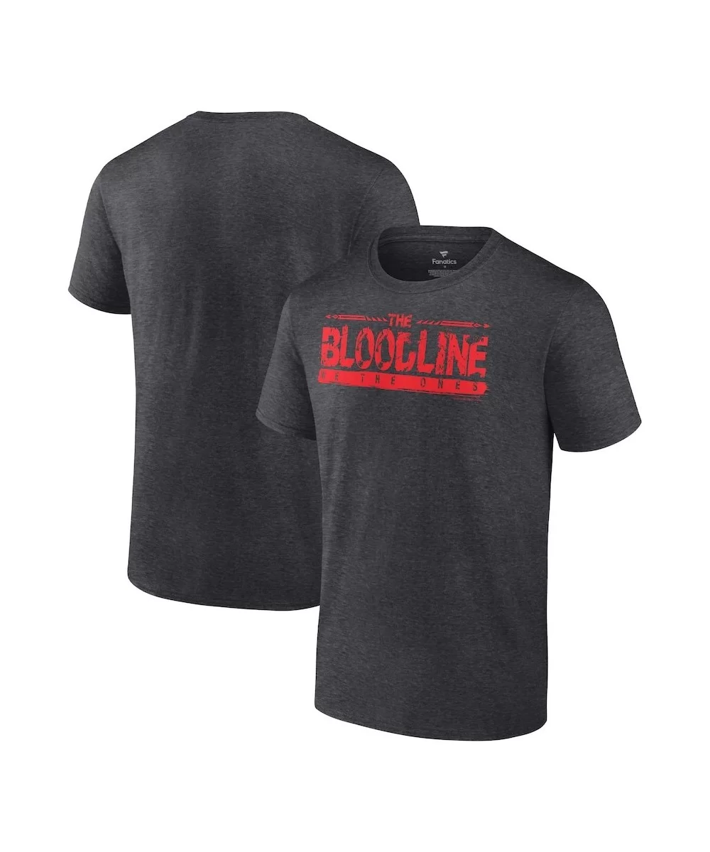 Men's Fanatics Branded Charcoal The Bloodline We The Ones Logo T-Shirt $10.56 T-Shirts