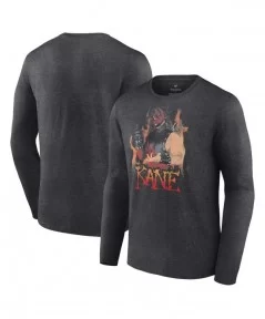 Men's Fanatics Branded Charcoal Kane Old School Long Sleeve T-Shirt $12.32 T-Shirts