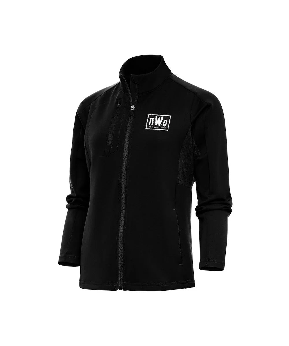 Women's Antigua Black nWo Generation Full-Zip Jacket $15.75 Apparel