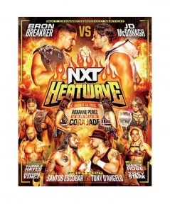 WWE NXT Heatwave Unsigned 11" x 14" 2022 Fight Card Photograph $4.08 Collectibles