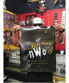 Hollywood Hogan Signed Wrestlemania X8 Poster $492.00 Signed Items