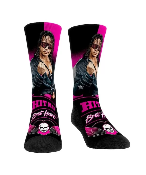 Unisex Rock Em Socks Bret Hart Stare Down Crew Socks $3.60 Apparel