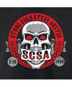 Men's Fanatics Branded Black "Stone Cold" Steve Austin Est. 1996 Pullover Hoodie $19.20 Apparel