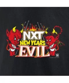 Men's Fanatics Branded Black NXT New Year's Evil 2023 Logo T-Shirt $10.08 T-Shirts