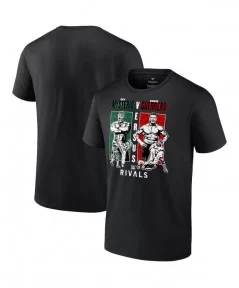 Men's Fanatics Branded Black Rey Mysterio vs. Eddie Guerrero Rivals T-Shirt $12.00 T-Shirts