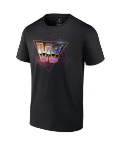 Men's Fanatics Branded Black WWE Retro Logo T-Shirt $9.60 T-Shirts