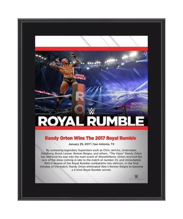 Randy Orton 10.5" x 13" 2017 Royal Rumble Sublimated Plaque $9.36 Collectibles