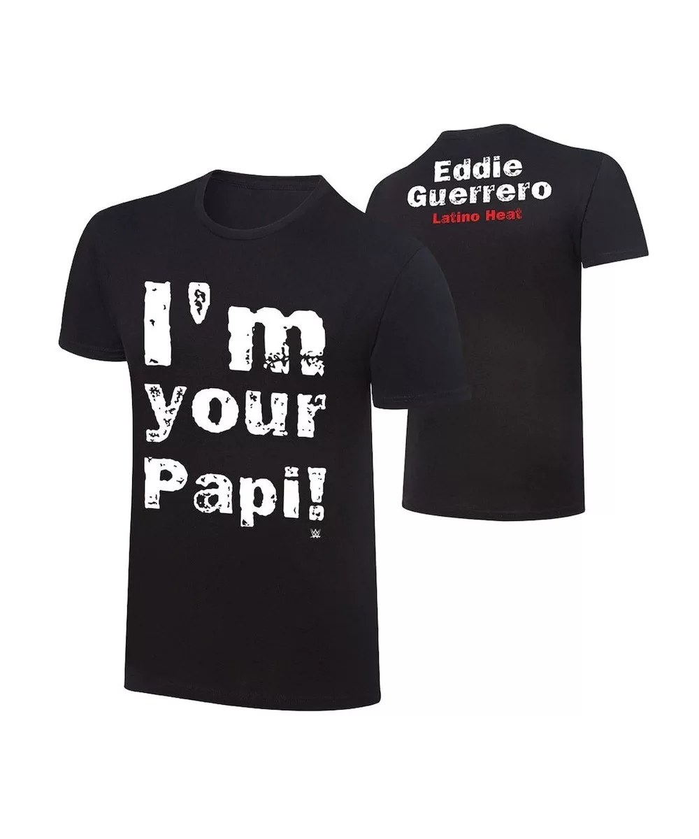 Men's Black Eddie Guerrero I'm Your Papi! T-Shirt $8.40 T-Shirts