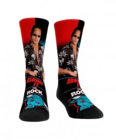 Unisex Rock Em Socks The Rock Stare Down Crew Socks $4.44 Apparel