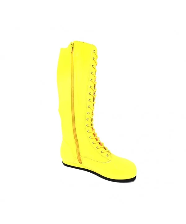 Yellow Hulk Hogan Wrestling Boots $23.92 Apparel