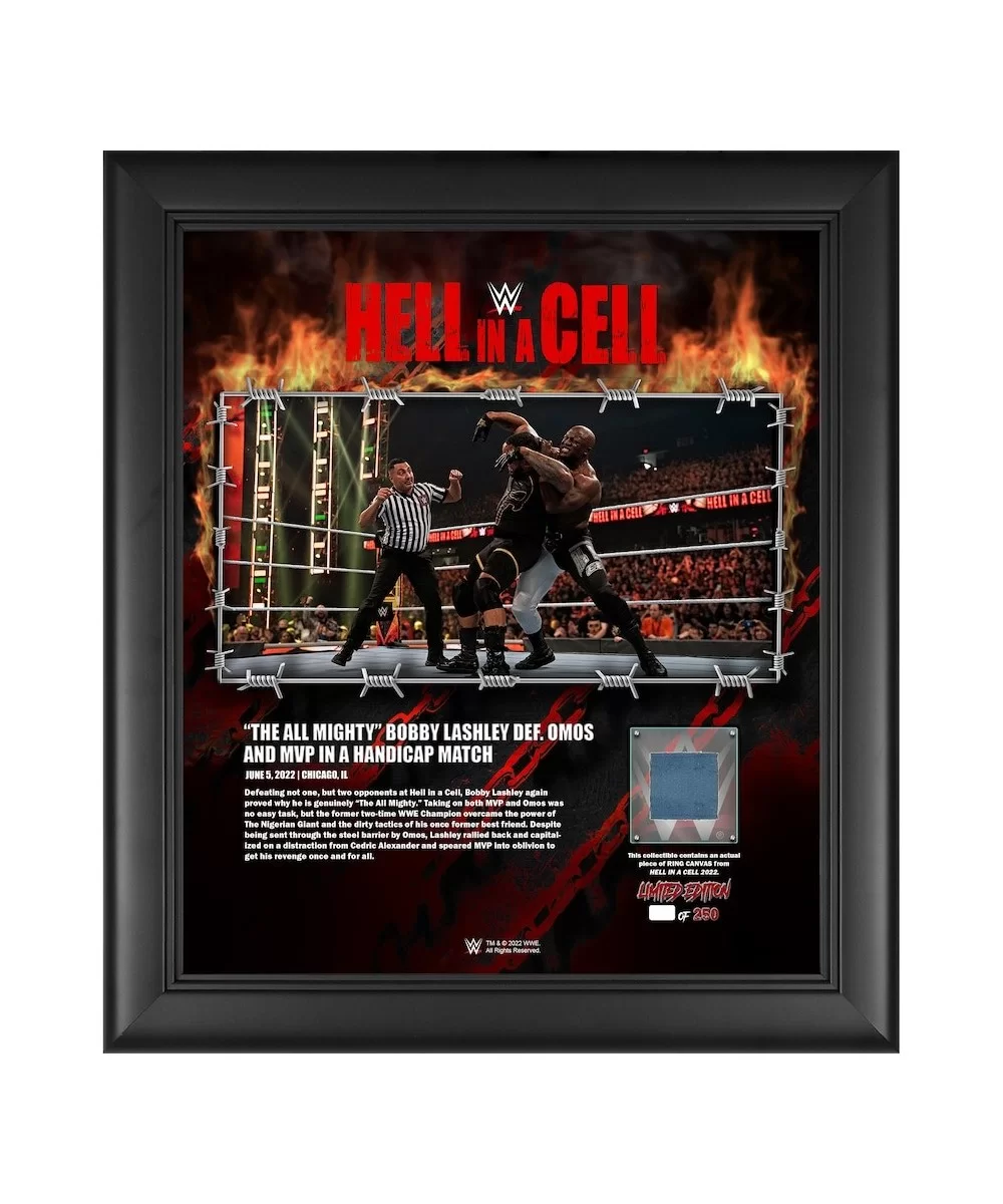 Bobby Lashley Framed 15" x 17" 2022 Hell in a Cell Collage with a Piece of Match-Used Canvas - Limited Edition of 250 $19.04 ...