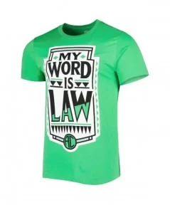 Men's Kelly Green Apollo Crews My Word Is Law T-Shirt $4.96 T-Shirts