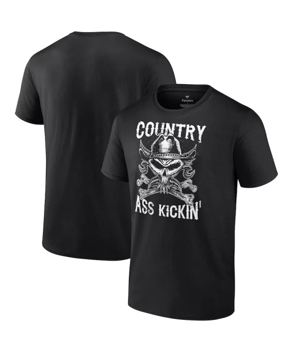 Men's Black Brock Lesnar Country Ass Kickin' T-Shirt $9.84 T-Shirts