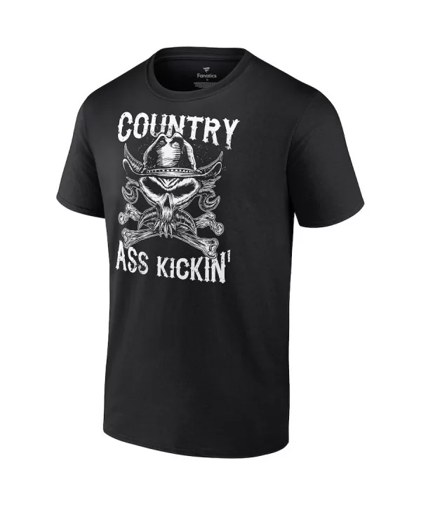 Men's Black Brock Lesnar Country Ass Kickin' T-Shirt $9.84 T-Shirts