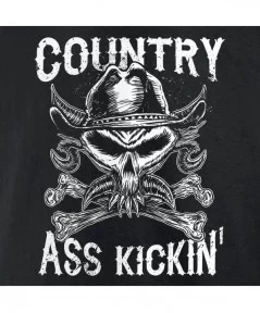 Men's Black Brock Lesnar Country Ass Kickin' T-Shirt $9.84 T-Shirts