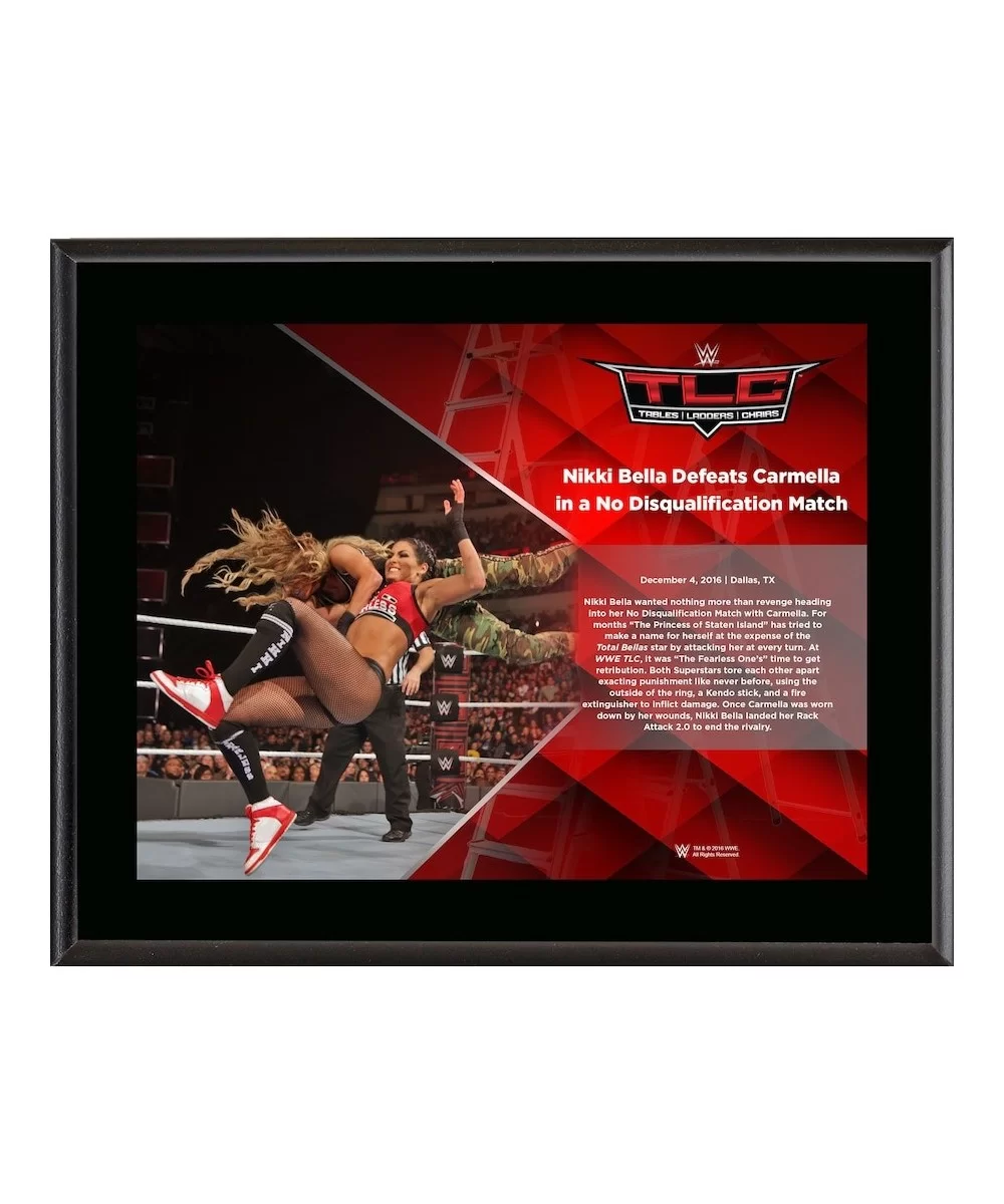 Nikki Bella Framed 10.5" x 13" 2016 TLC Sublimated Plaque $7.20 Collectibles