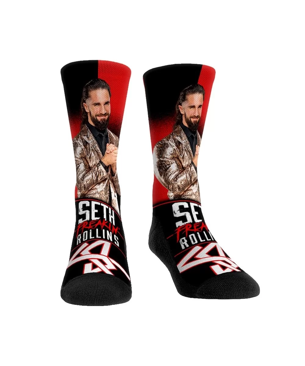 Youth Rock Em Socks Seth "Freakin" Rollins Stare Down Crew Socks $4.44 Apparel