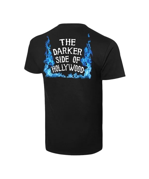 Men's Black Hulk Hogan Hollywood Rules T-Shirt $9.60 T-Shirts