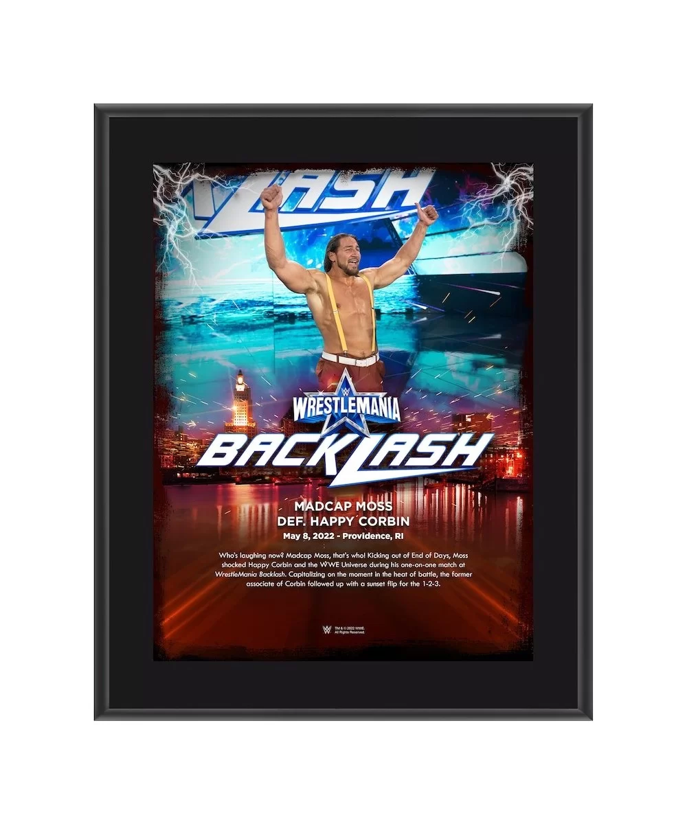 Madcap Moss 10.5" x 13" WrestleMania Backlash Sublimated Plaque $10.32 Home & Office