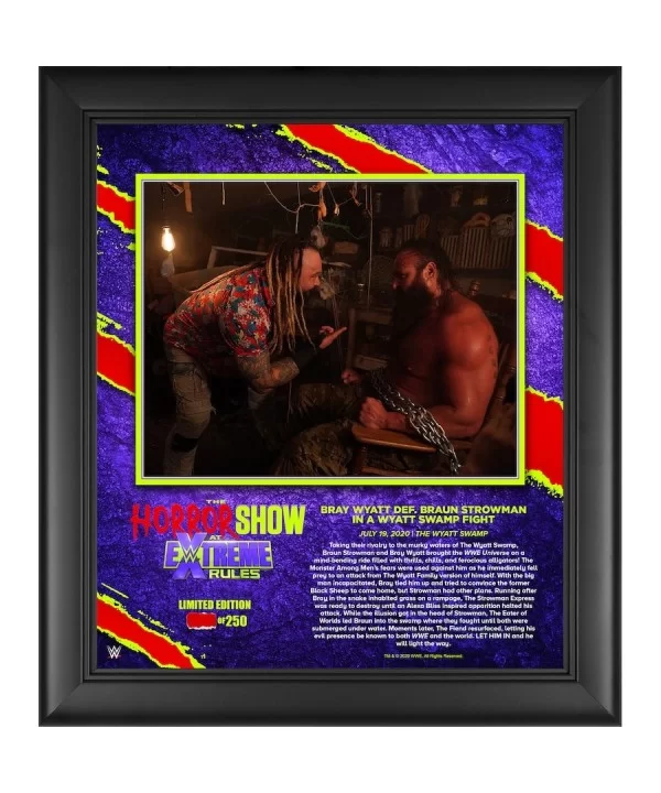 Bray Wyatt Framed 15" x 17" 2020 Extreme Rules Collage - Limited Edition of 250 $17.36 Home & Office