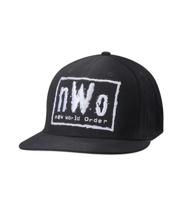 Men's Black nWo 4 Life Legends Snapback Hat $8.00 Apparel