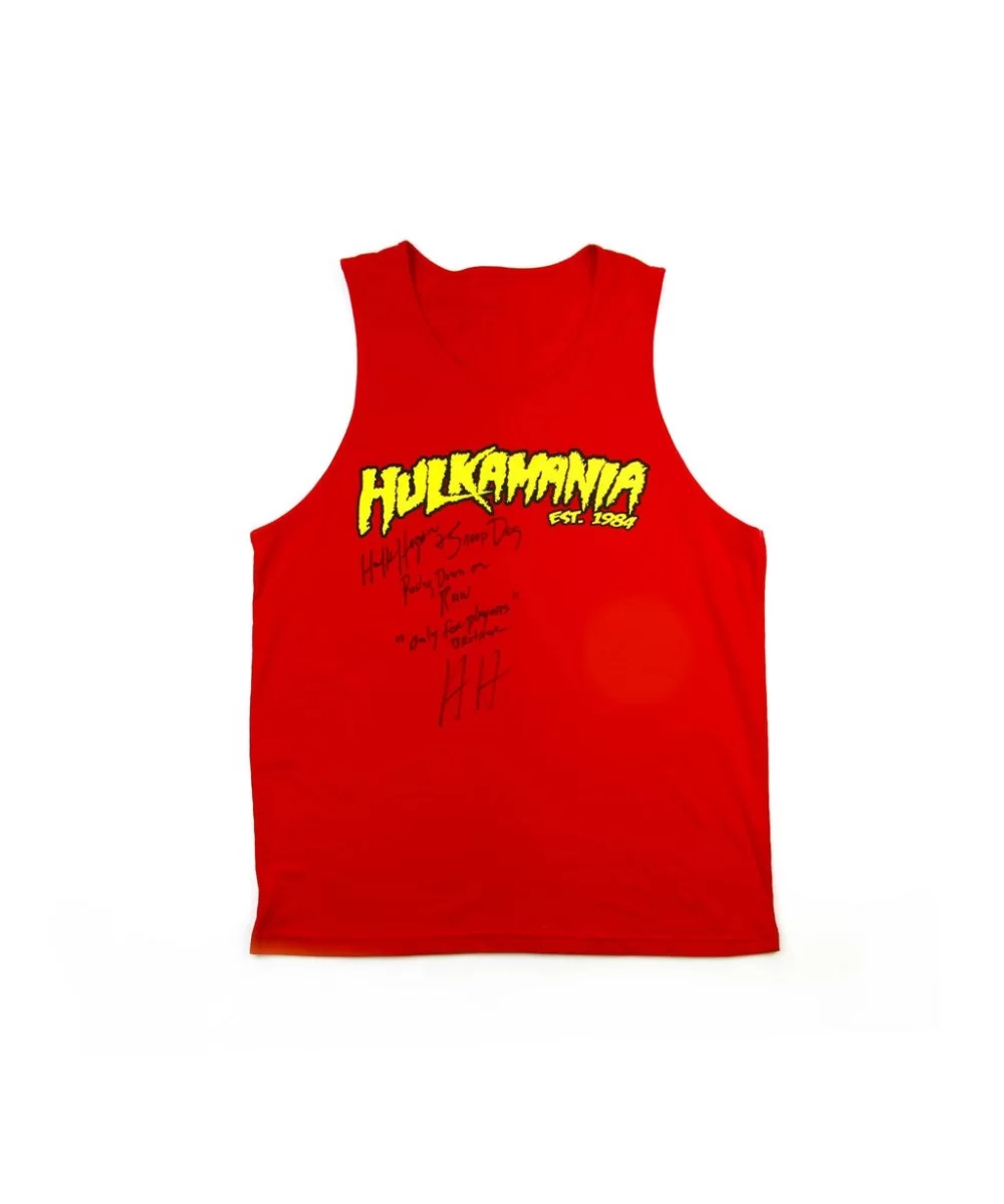 Snoop Dogg & Hulk Hogan Signed Hulkamania Shirt $792.00 Signed Items