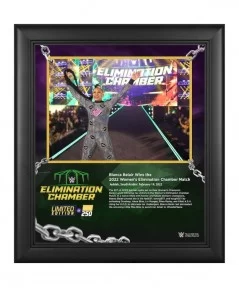 Bianca Belair Framed 15" x 17" 2022 Elimination Chamber Collage - Limited Edition of 250 $26.88 Collectibles