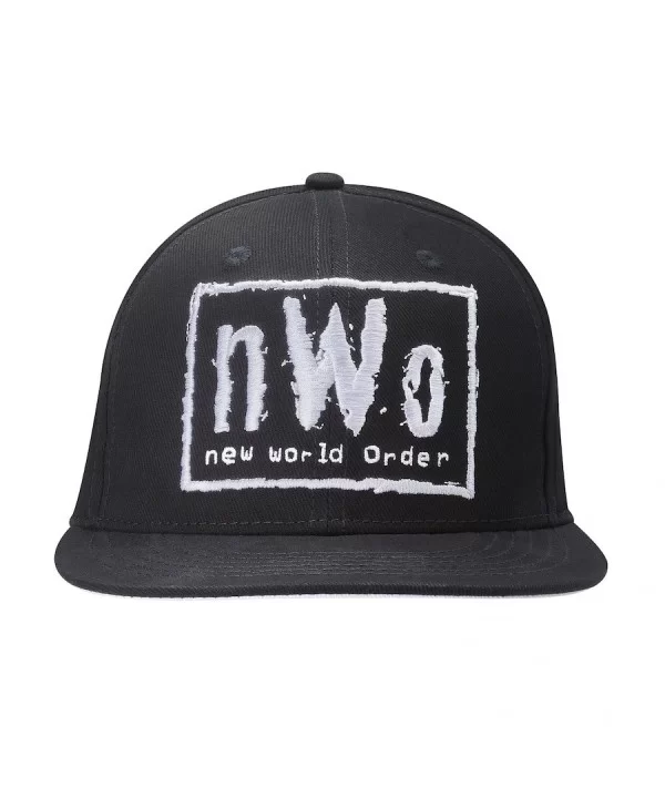 Men's Black nWo 4 Life Legends Snapback Hat $8.00 Apparel