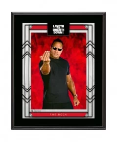 The Rock 10.5" x 13" Sublimated Plaque $12.00 Collectibles