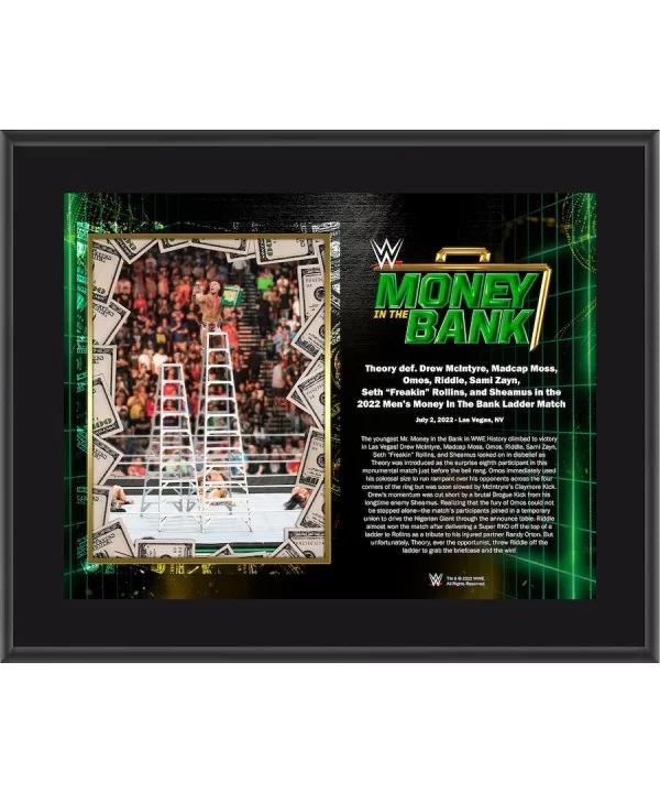 Theory Framed 10.5" x 13" 2022 Money in the Bank Sublimated Plaque $11.76 Collectibles