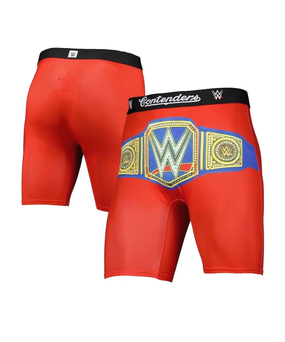 Men's Red Universal Championship Contenders Boxer Briefs $6.60 Apparel