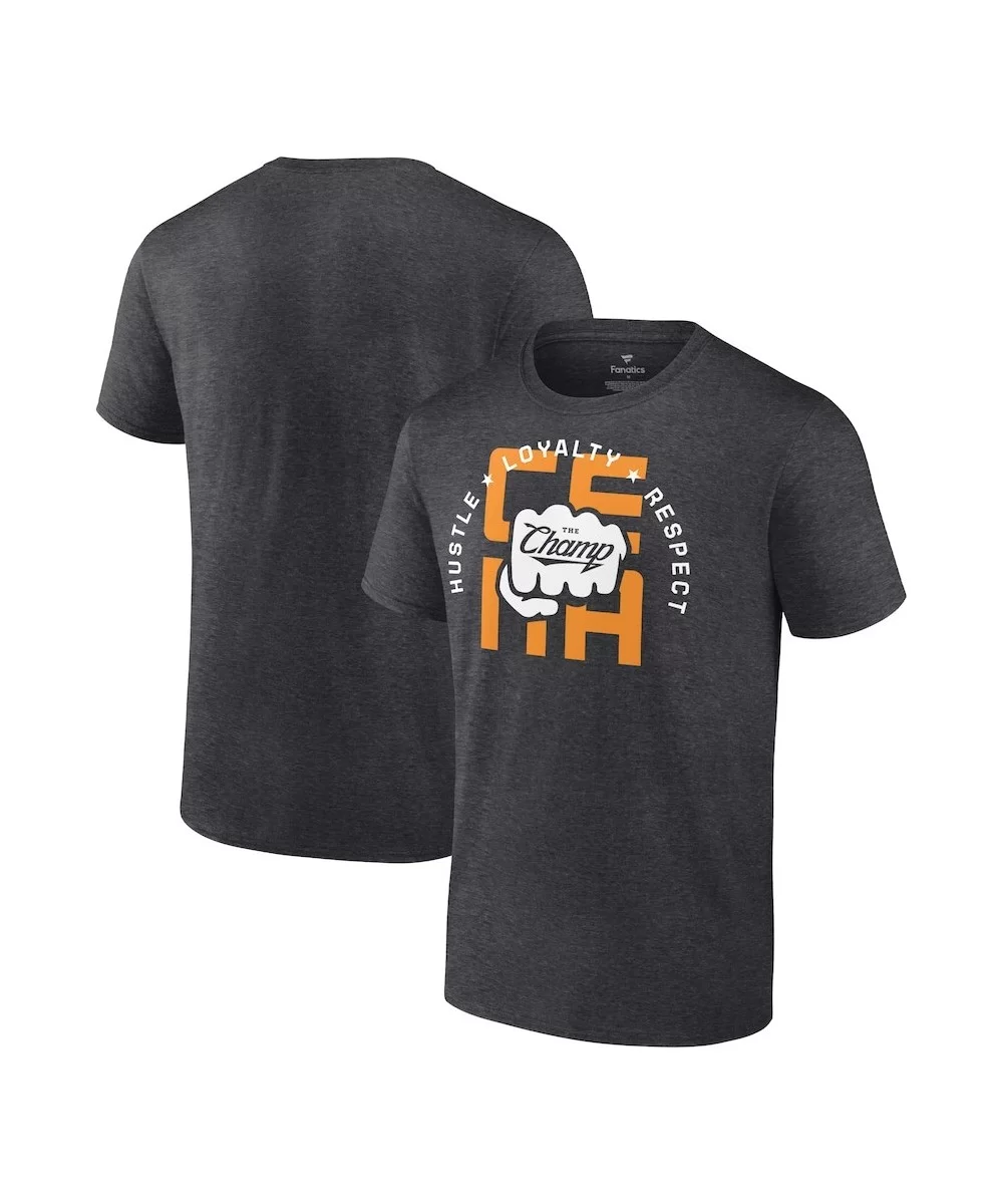 Men's Fanatics Branded Charcoal John Cena The Champ T-Shirt $8.16 T-Shirts