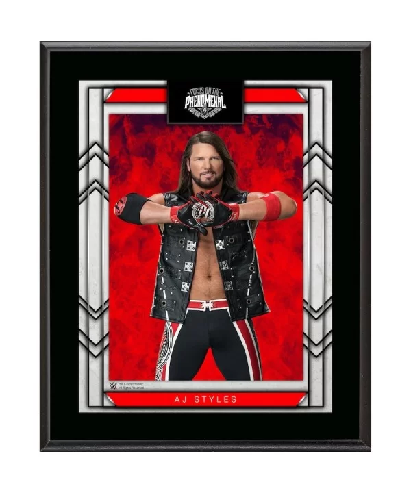 AJ Styles 10.5" x 13" Sublimated Plaque $10.08 Collectibles