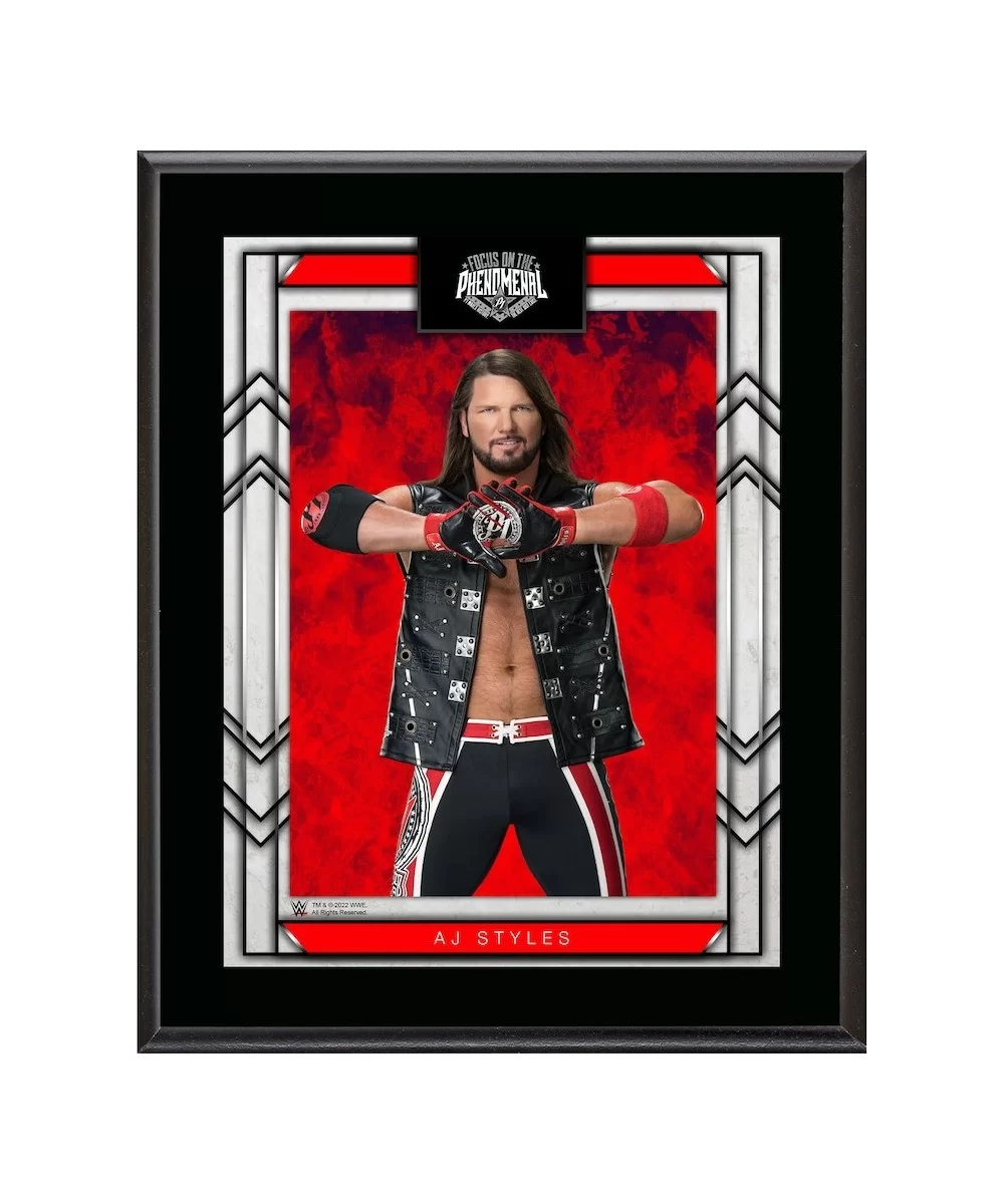 AJ Styles 10.5" x 13" Sublimated Plaque $10.08 Collectibles