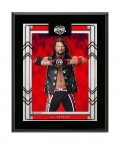 AJ Styles 10.5" x 13" Sublimated Plaque $10.08 Collectibles